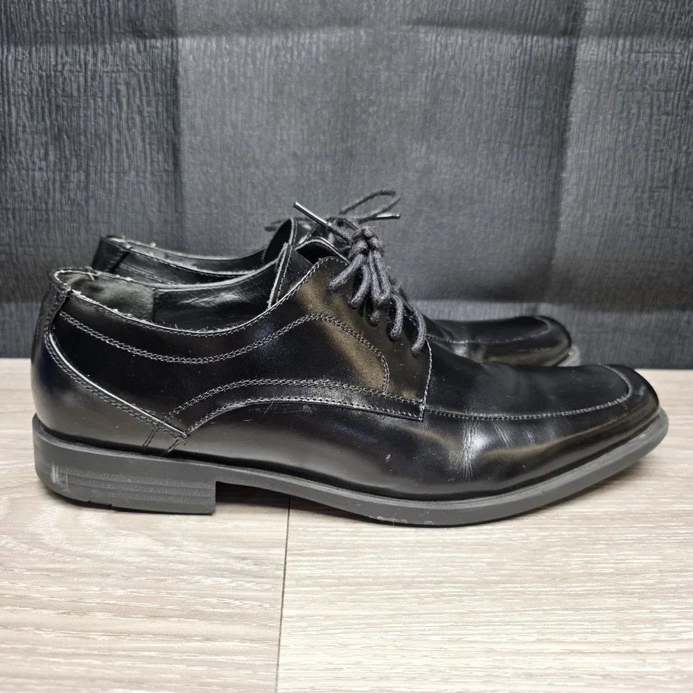 Stacy Adams CALHOUN Men's‎ Black 20117-001 Lace Up Casual Dress Shoes Size 9.5M